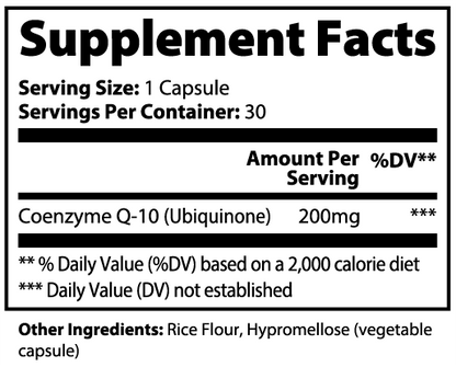 CoQ10 Ubiquinone | Mitochondrial Fuel & Lasting Vitality